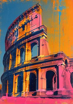 Pop Art Rome "Oudheid" van Niklas Maximilian