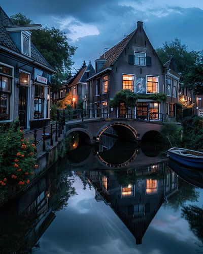 Uitzicht op de stadsbrug