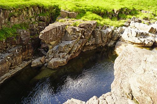 Rivierbedding bij Glen Coe Mountain Resort.