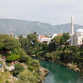 Vue de la mosquée de Mostar sur Sander Meijering