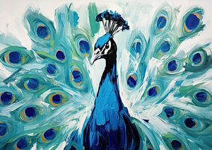 Pfau Bunt
