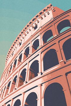 Het Colosseum in Pastel van Patterns & Palettes