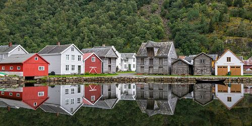 Maisons anciennes à Lærdalsøyri