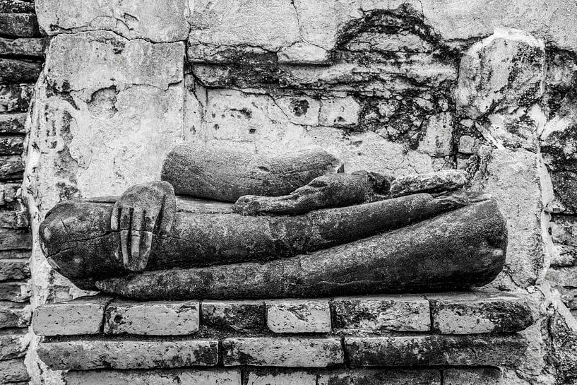 Wat Phra Mahathat, Ayyuthaya Thailand van Femke Ketelaar