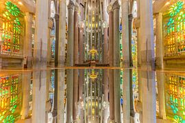 Sagrada Familia,  Gaudi  à Barcelone, Espagne sur Maarten Hoek