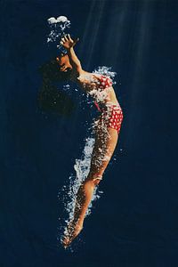Girl Diving Into Water V