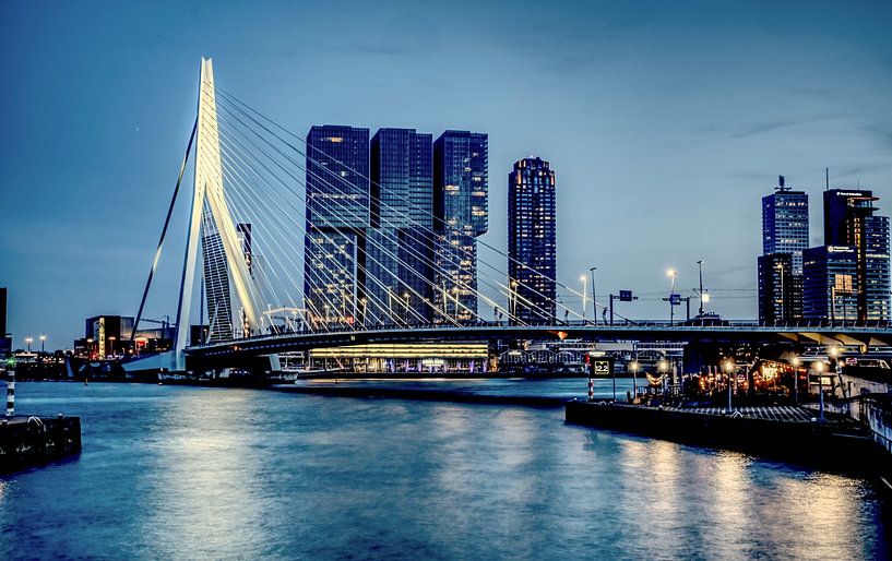 Ligne d'horizon de Rotterdam par Chris de Vogel