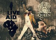 Freddie Mercury Königin von Bert Hooijer Miniaturansicht