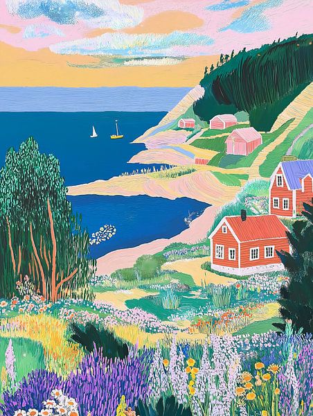 Swedish coast by Artclaud