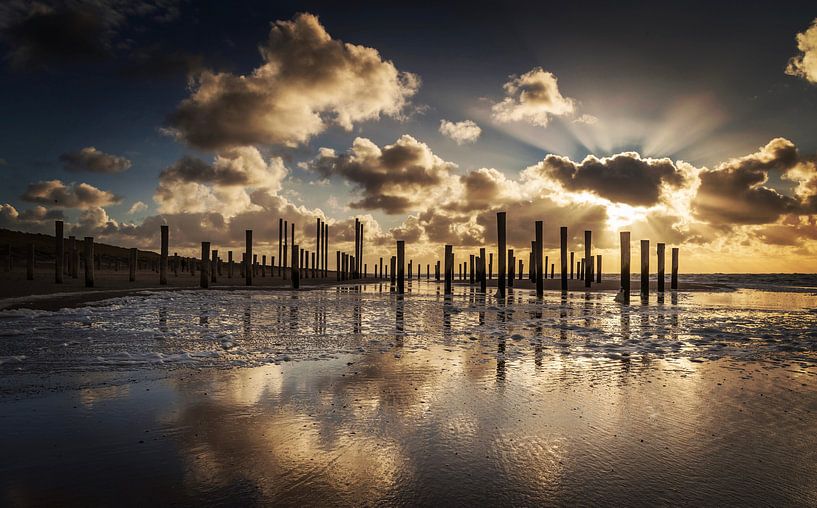 Wolken reflectie by MD Photos