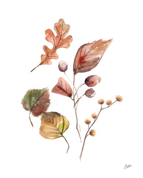 Pieces of Autumn I, Karyn Panganiban by Wild Apple
