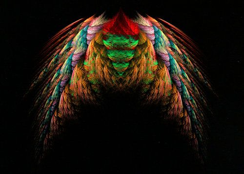 Fractal vleugels #fractal #abstractie