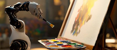 Creatieve robotartiest