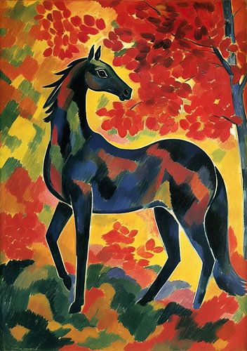 Horse Poster Art Print Painting Wall Art