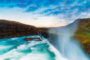 IJslandse watervallen III van Daniela Beyer