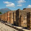 Vestiges de Pompeji et du volcan Vésuve, Italie sur Jan Fritz