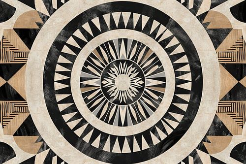 Œuvre d'art moderne boho