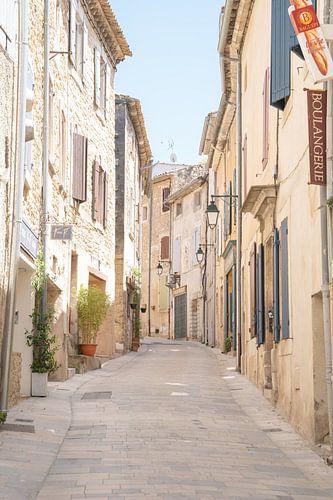 Straat in Ménerbes - Fotografie in de Provence, Zuid Frankrijk