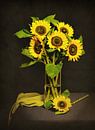 Stilleben mit Sonnenblumen von Danny den Breejen Miniaturansicht
