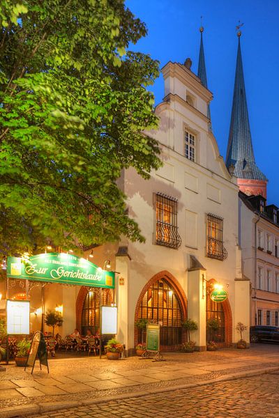 Nikolai quarter at dusk, Berlin by Torsten Krüger