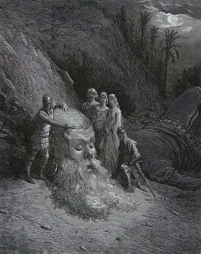 Pilgrims in Shadowed Ravine