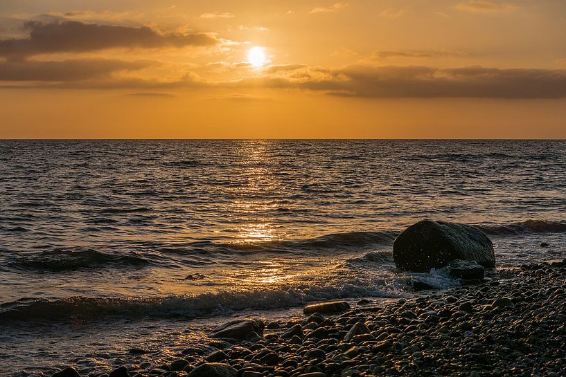 Sonnenuntergang an der Küste der Ostsee par Rico Ködder