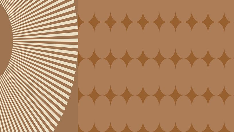 70er Jahre Retro-Boho-Kunst VI von Dina Dankers