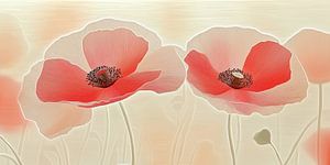 Mohnblumen abstrakt