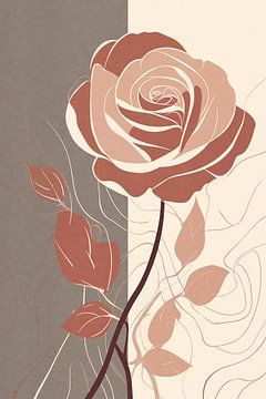 Liebende Rose