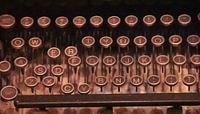 Old typewriter