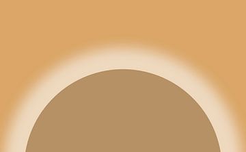 Sunset Abstract Minimalism by Mad Dog Art
