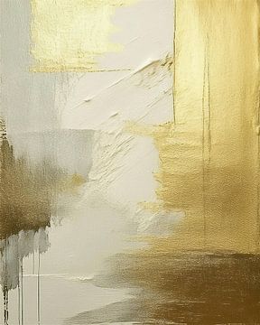 Abstract: Goud structuren -2 van Studio Pieternel