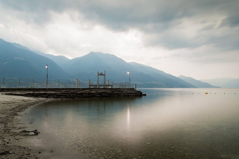 Bootstaxi Abholpunkt Lago Magiorre von Suzanne Vastenburg-de Vreeze