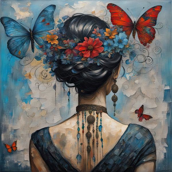 Painting Butterflies 48.89 by Eye catching paintings