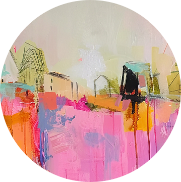 Modern abstract schilderij