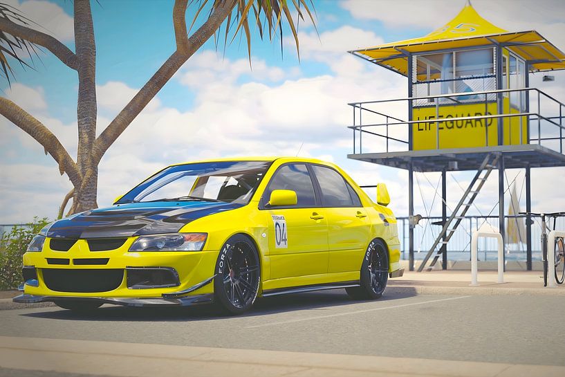 Mitsubishi Lancer Evolution von Art Indi