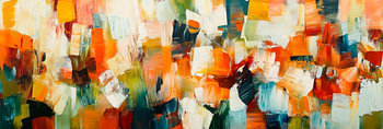 Explosion de couleurs abstraites