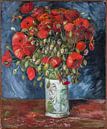 Vase mit Mohnblumen, Vincent van Gogh von Meesterlijcke Meesters Miniaturansicht