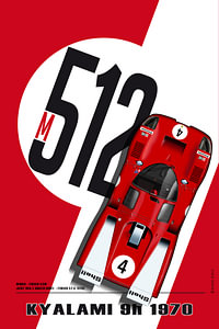 Ferrari 512 Ickx-Giunti Kyalami 1970