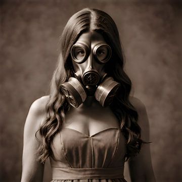 Masque à gaz sur FoXo Art