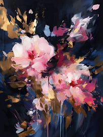 Botanischer abstrakter 'Farbfluss'