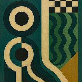 Abstrakte Op-Art Nr. 2 von Moonheart Artworks