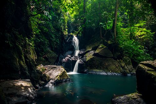 Sumatra waterval, tropical waterfall