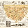 Maps of Amsterdam 1883 Old by Hendrik-Jan Kornelis