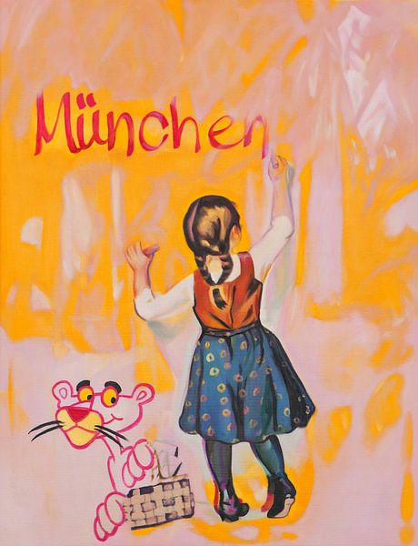 Münchner Kindl - Origineel werk - van Altersheim van Felix von Altersheim