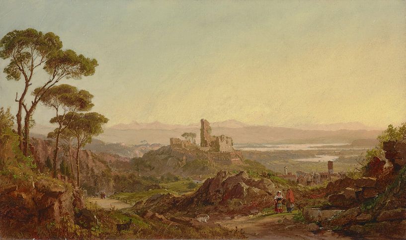 Jasper Francis Cropsey~Saint-Denis auf Narni, Italien von finemasterpiece