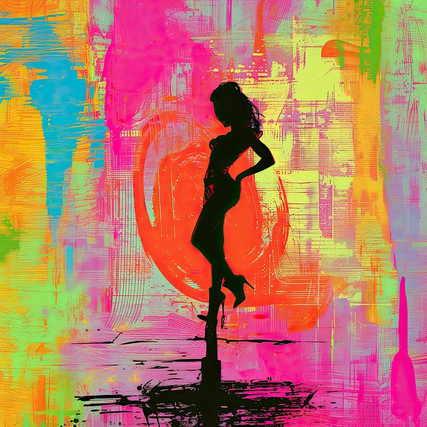 Pop art Sun Queen by Hagrise