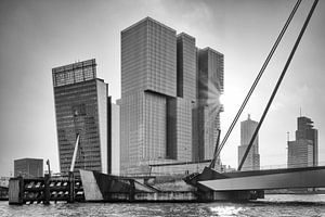 Kop van Zuid - Wilhelminapier in Rotterdam van Rick Van der Poorten