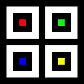 Emboîté | Centre | 02x02 | N=2 | RGBY sur Gerhard Haberern