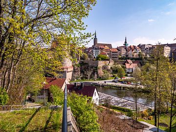 Gezicht op de oude stad van Bautzen in de lente van Animaflora PicsStock